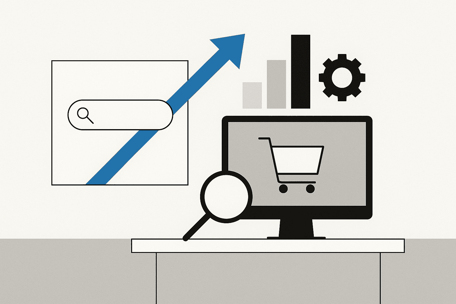 Ecommerce SEO AI Strategies That Drive Real Search Results - ecommerce seo ai illustration