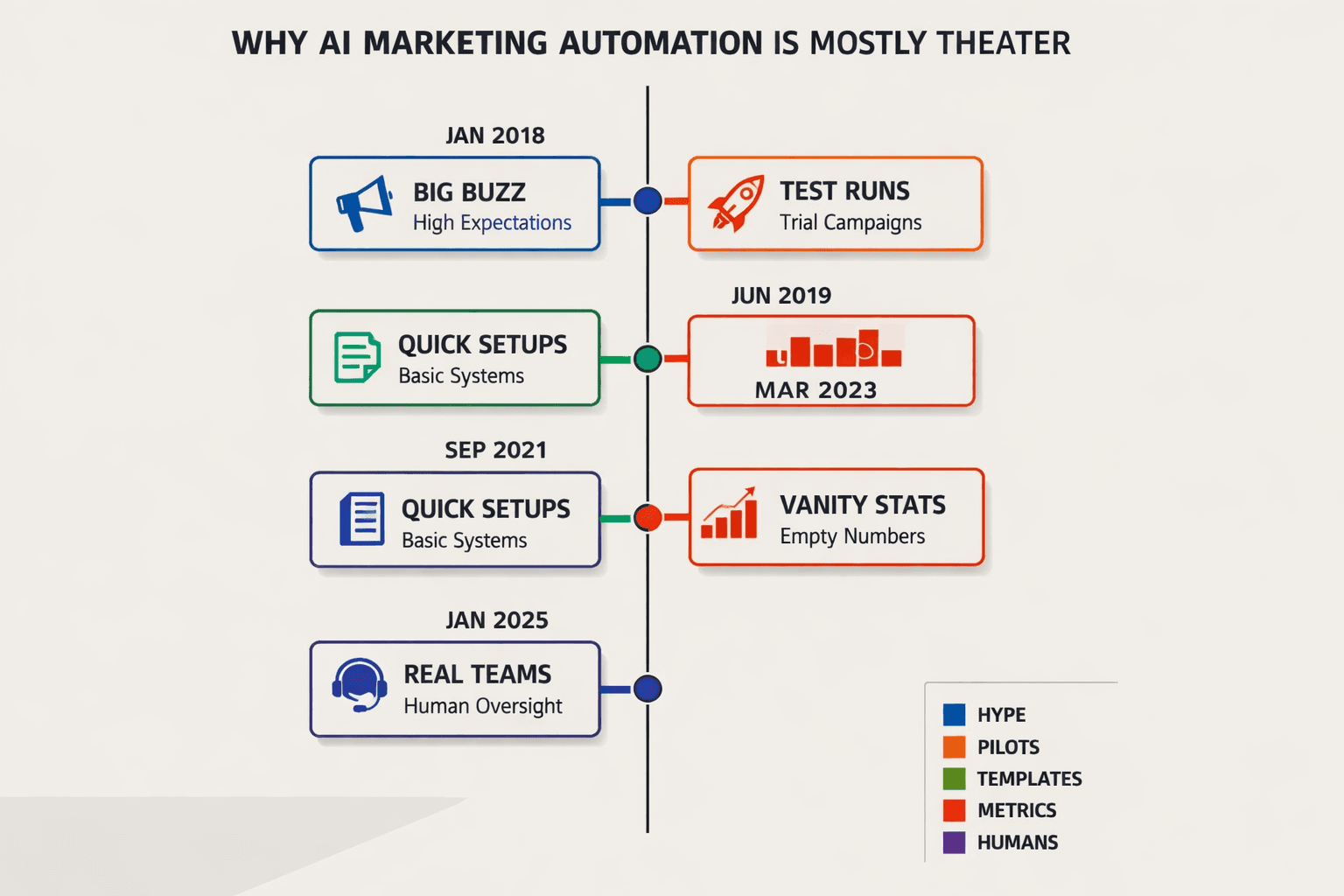 Why AI Marketing Automation Is Mostly Theater - Mygomseo