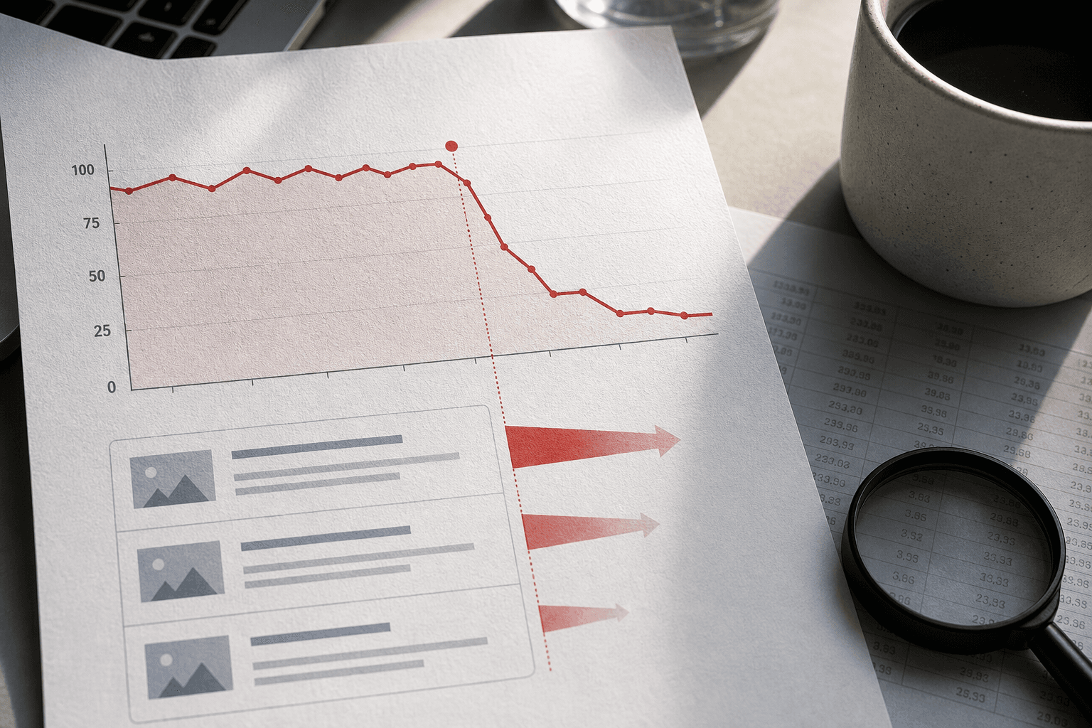 Google core update symptoms and business impact - Mygomseo