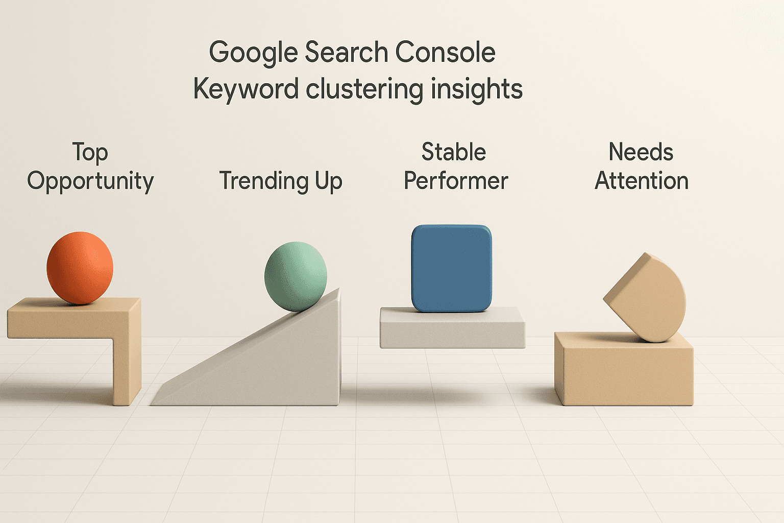 Query Group Types and Meanings - google search console keyword clustering guide