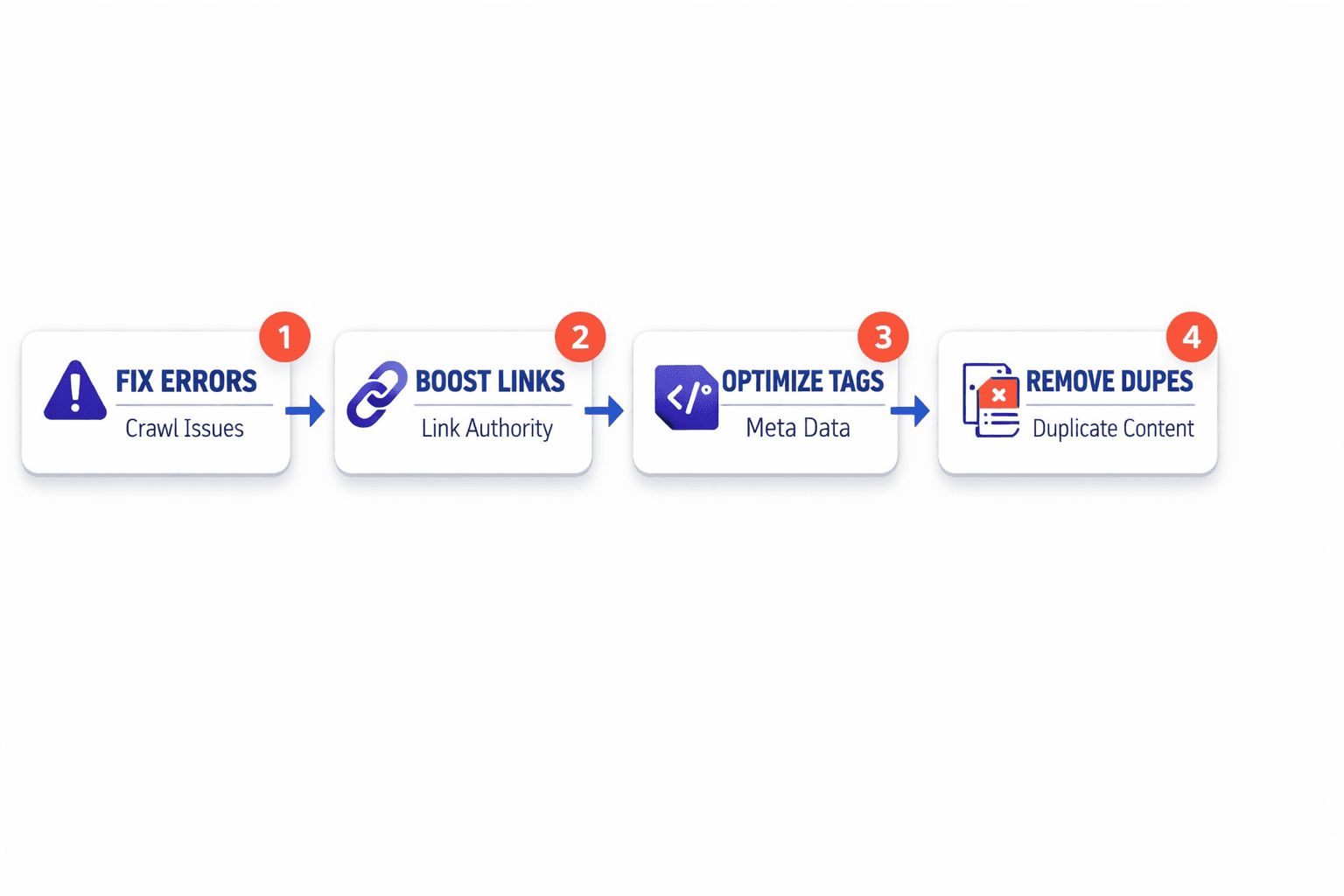 Step 3 Fix the Highest Impact SEO Audit Issues - Mygomseo