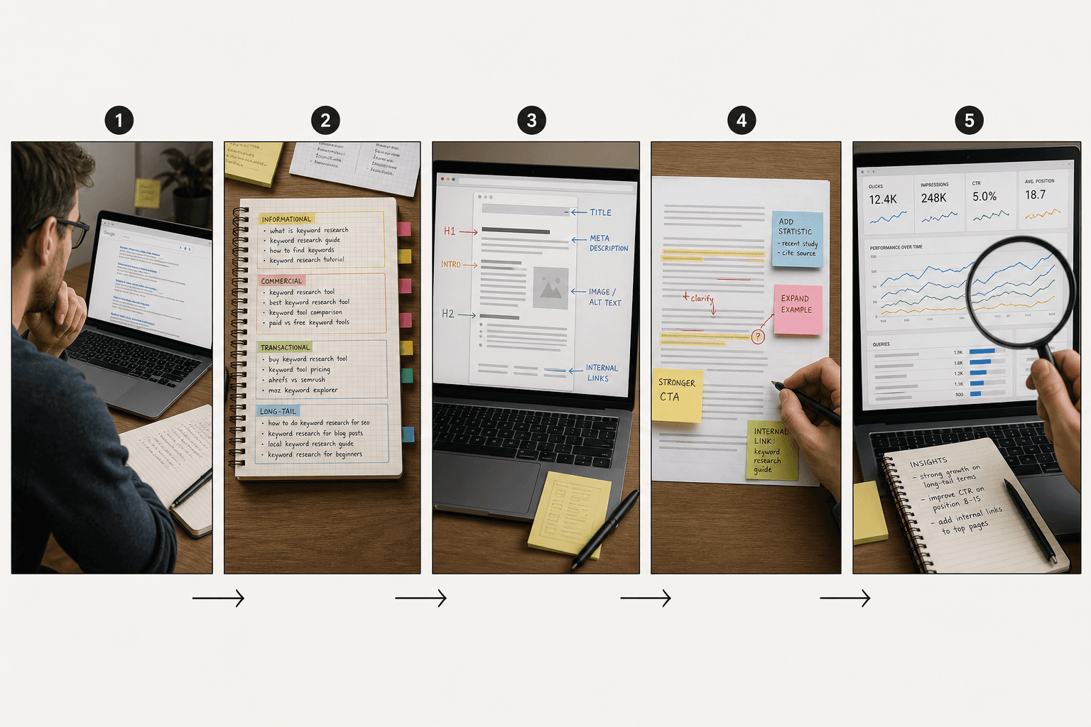 Human Manual SEO Workflow Analysis - Mygomseo