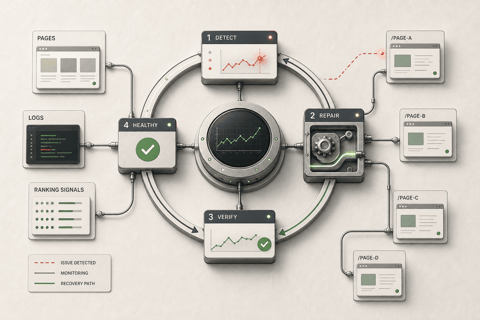 Part 3 Add Self Healing SEO Automation - Mygomseo